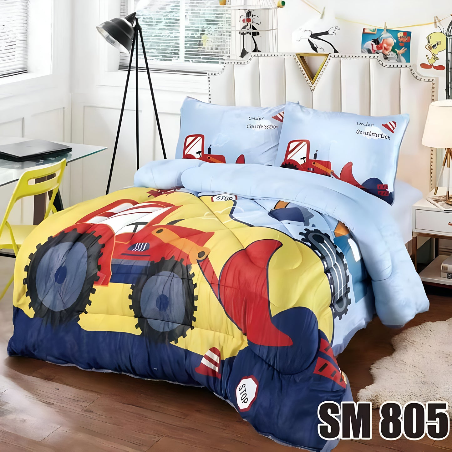 Cubrecama con Chiporro Premium 1.5 Plazas - Diseño Infantil