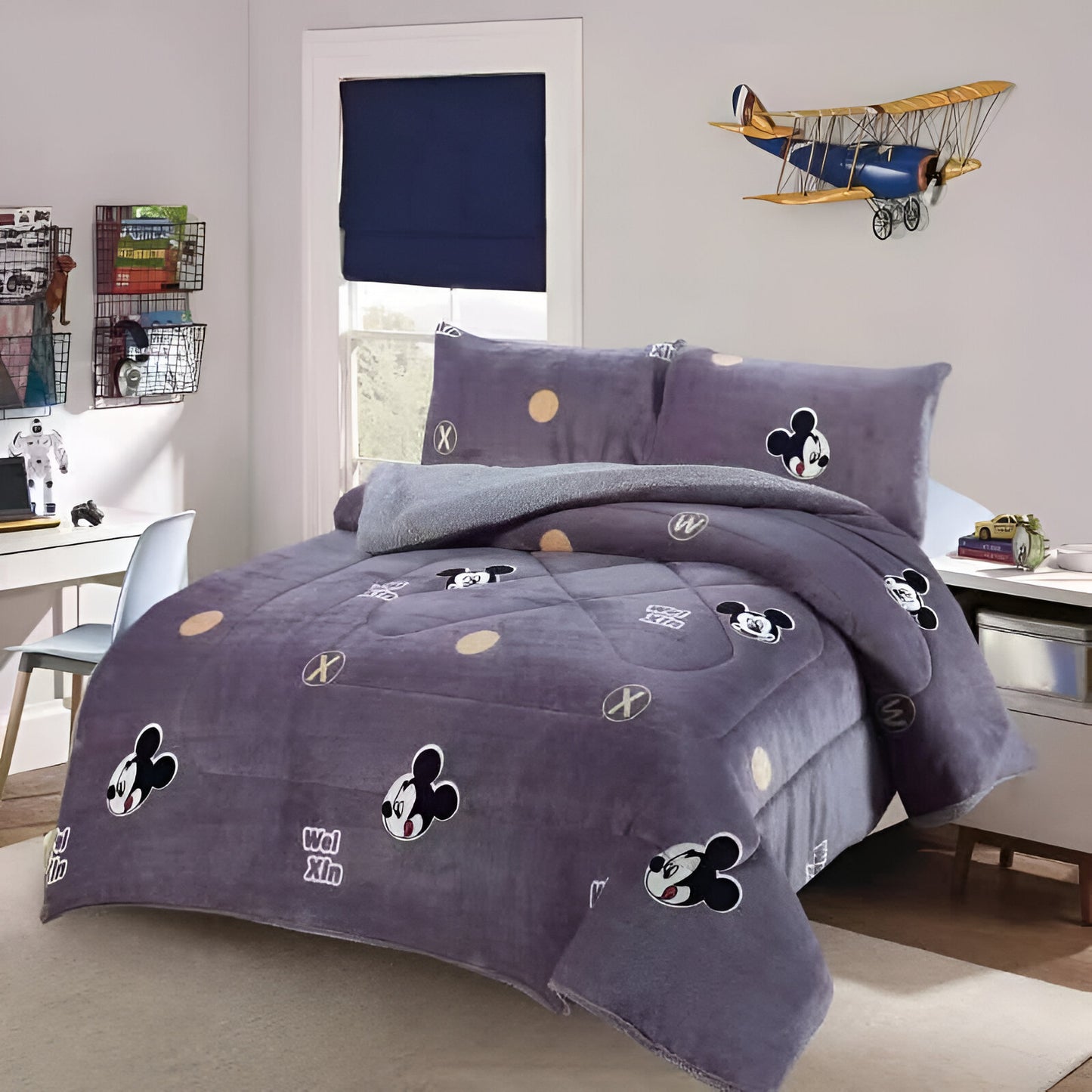 Cubrecama con Chiporro Premium 1.5 Plazas - Diseño Infantil