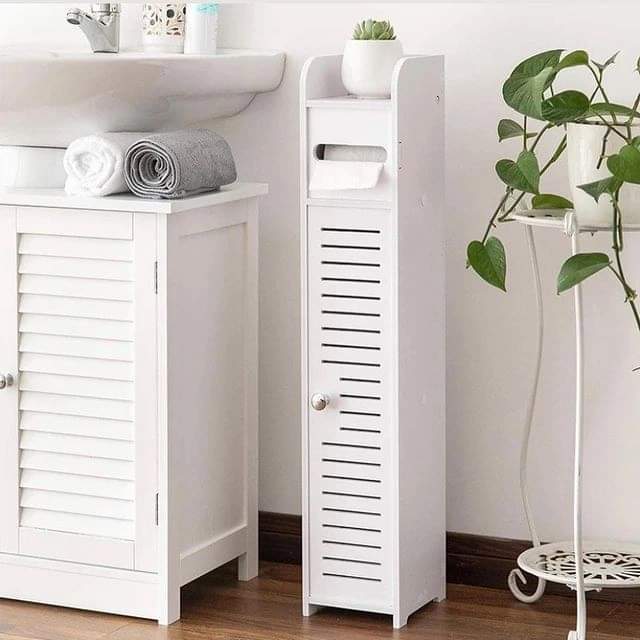 Estante Organizador de baño con repisas.