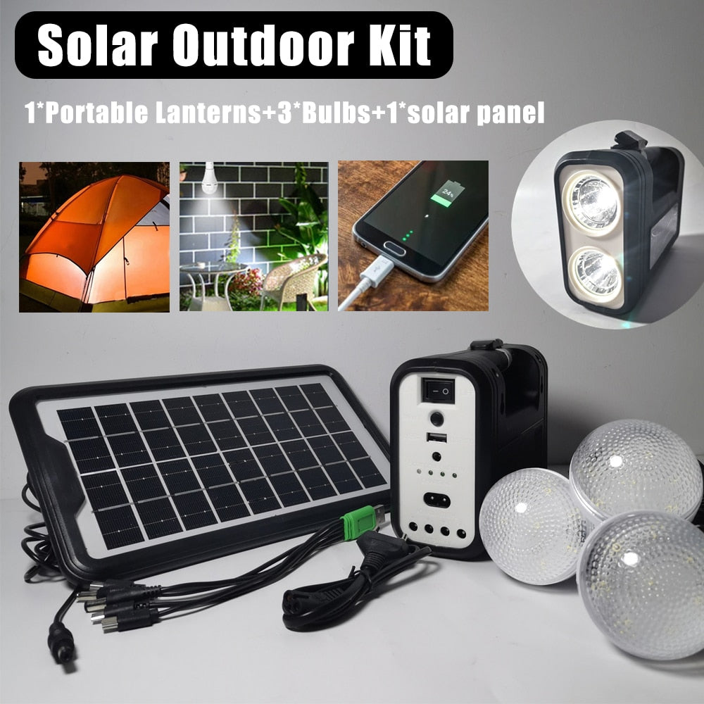 Sistema Solar de Iluminación y carga de energía.