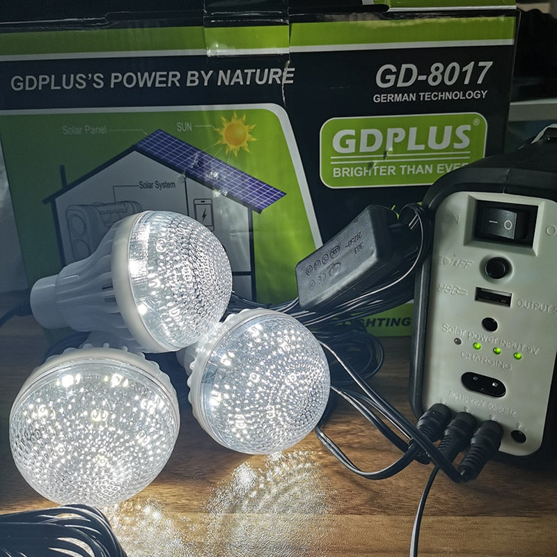 Sistema Solar de Iluminación y carga de energía.