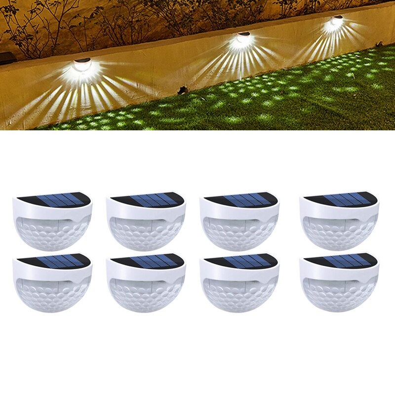 Aplique solar para pared oval