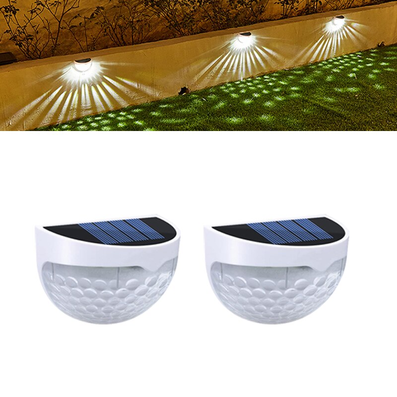 Aplique solar para pared oval