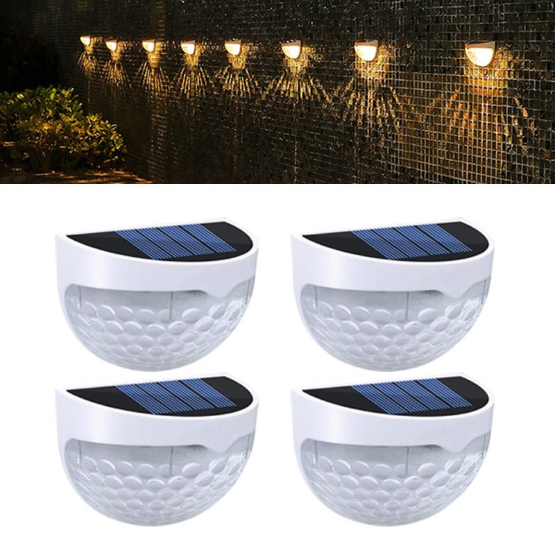 Aplique solar para pared oval