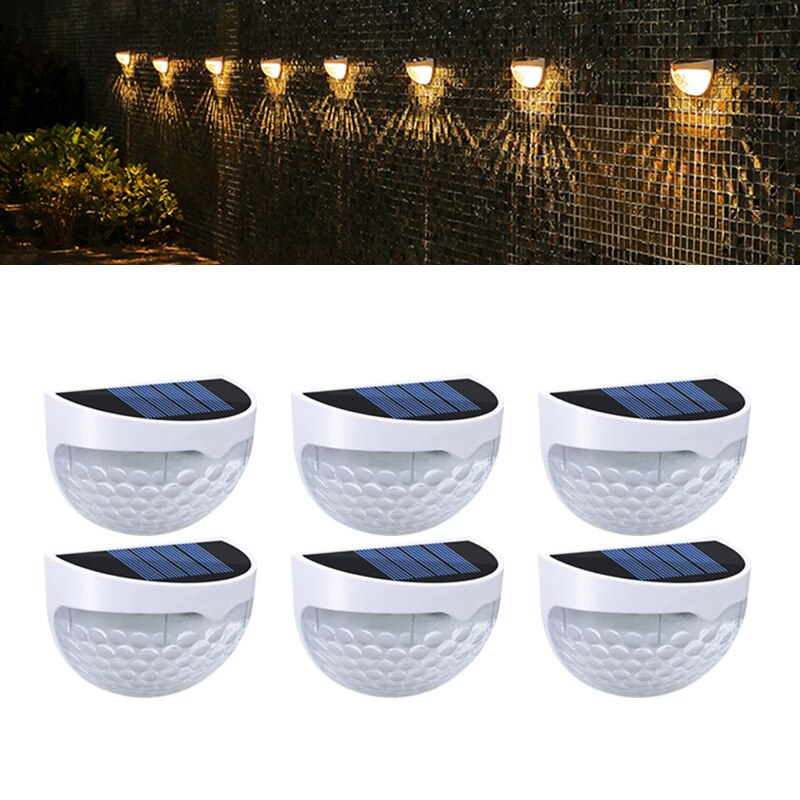 Aplique solar para pared oval
