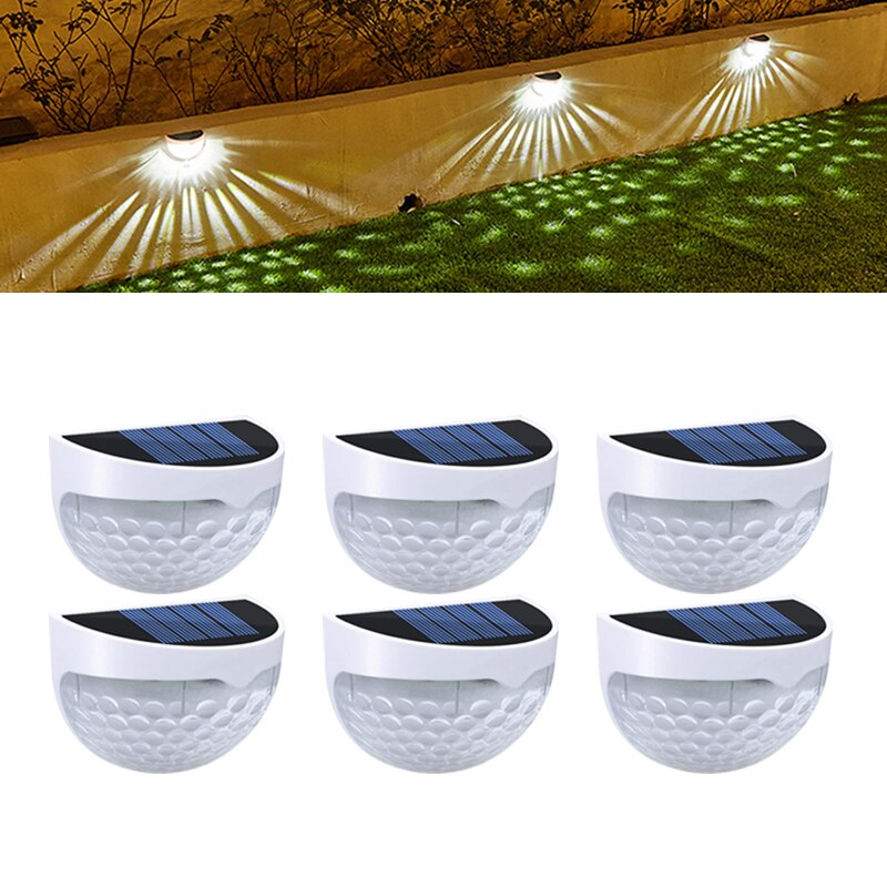 Aplique solar para pared oval