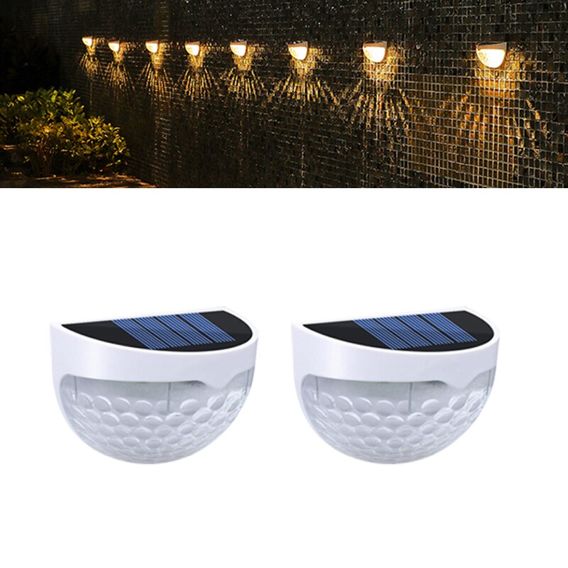 Aplique solar para pared oval