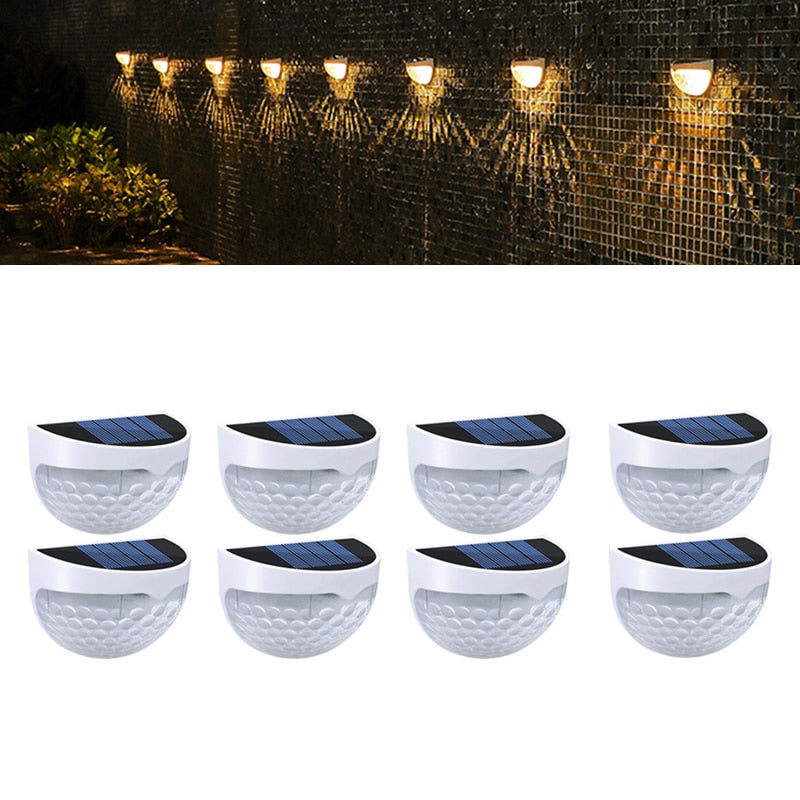 Aplique solar para pared oval