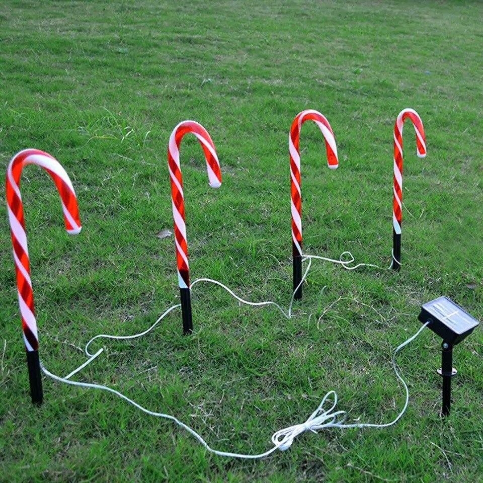 Bastones Solares Navideños