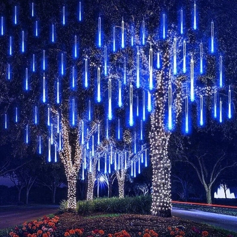 Luces Solares Meteorito Decorativas
