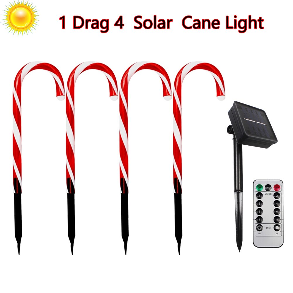 Bastones Solares Navideños
