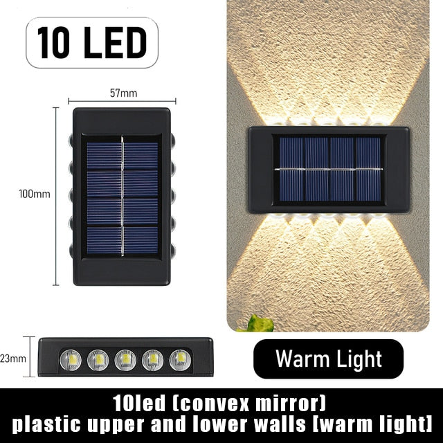 Aplique Solar Triple foco