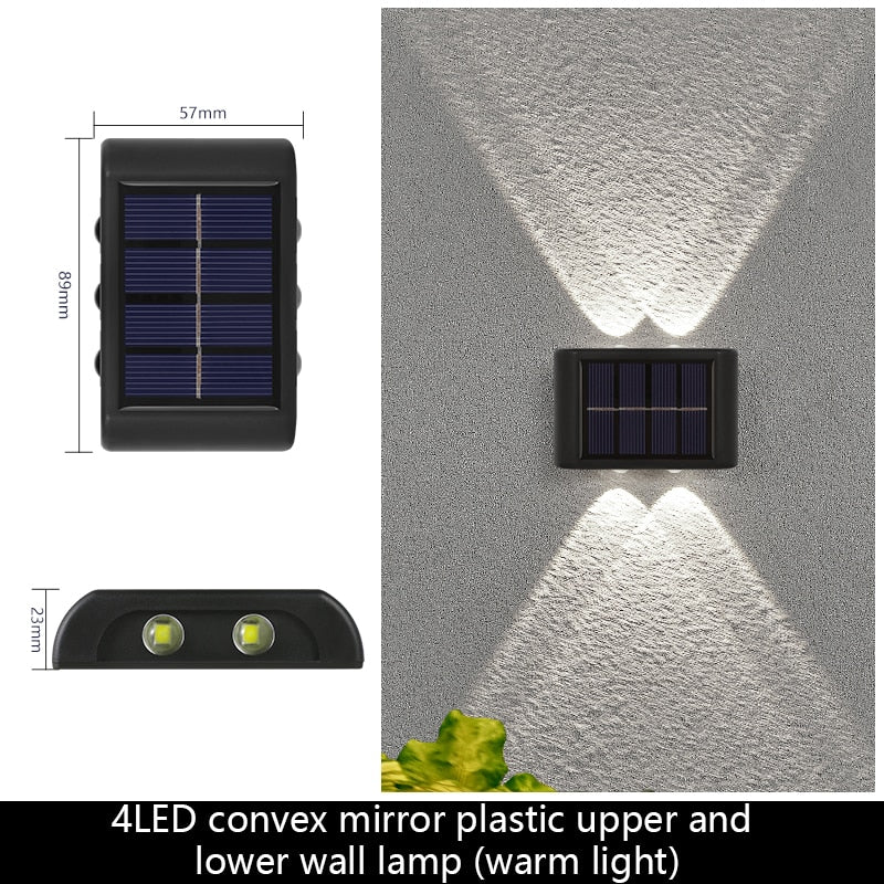 Aplique Solar Triple foco