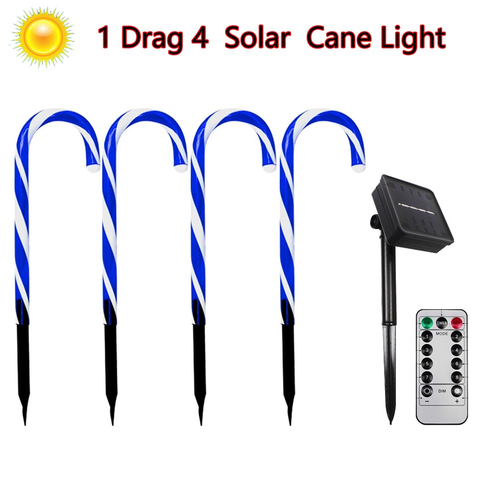 Bastones Solares Navideños