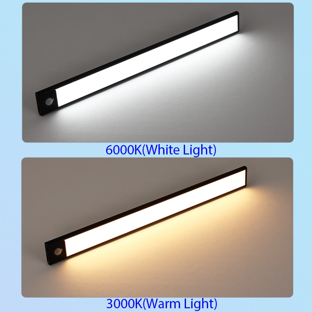Luz led ultra delgada y sensor de movimiento