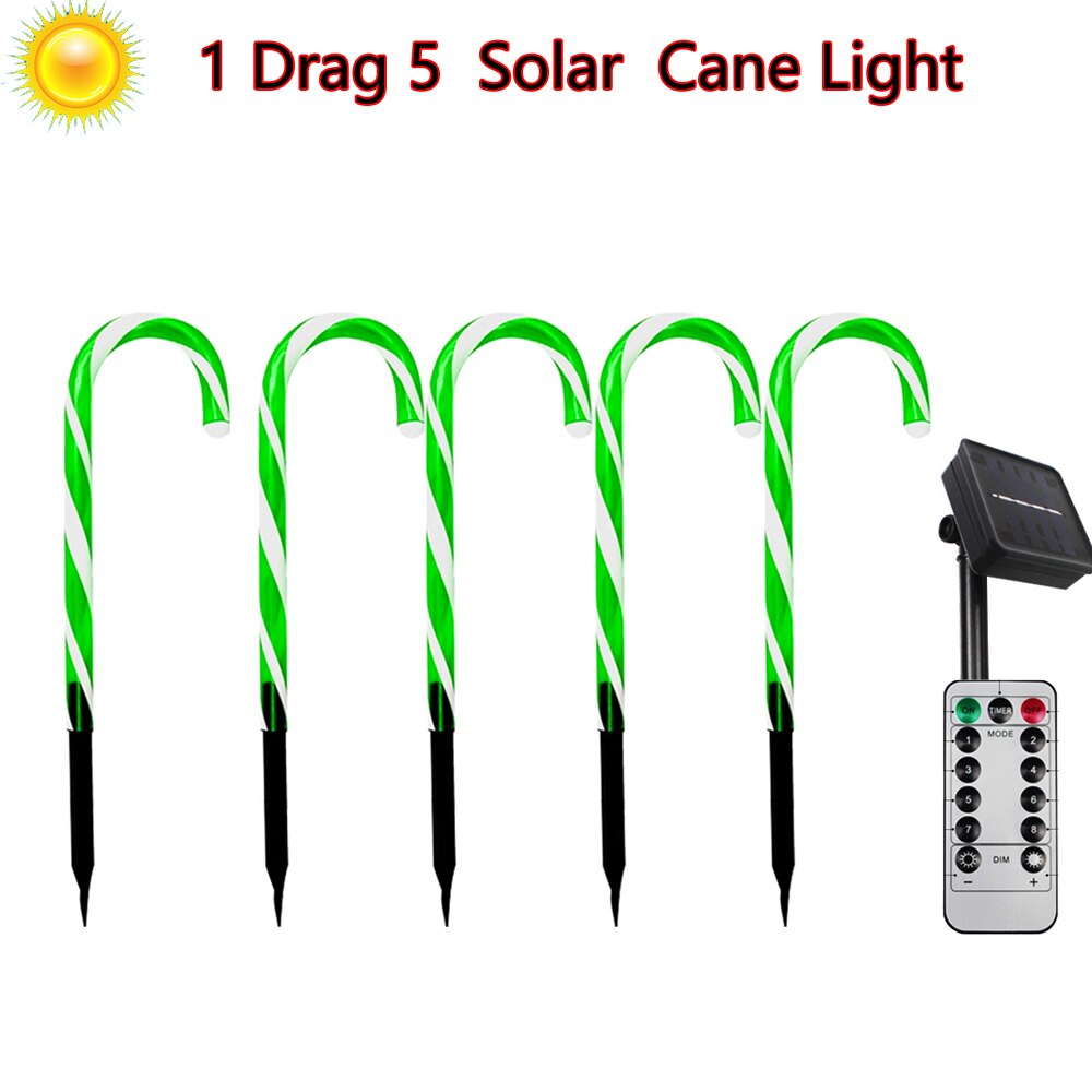 Bastones Solares Navideños
