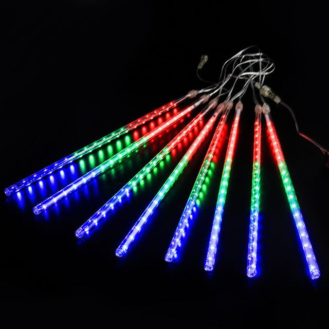 Luces Solares Meteorito Decorativas