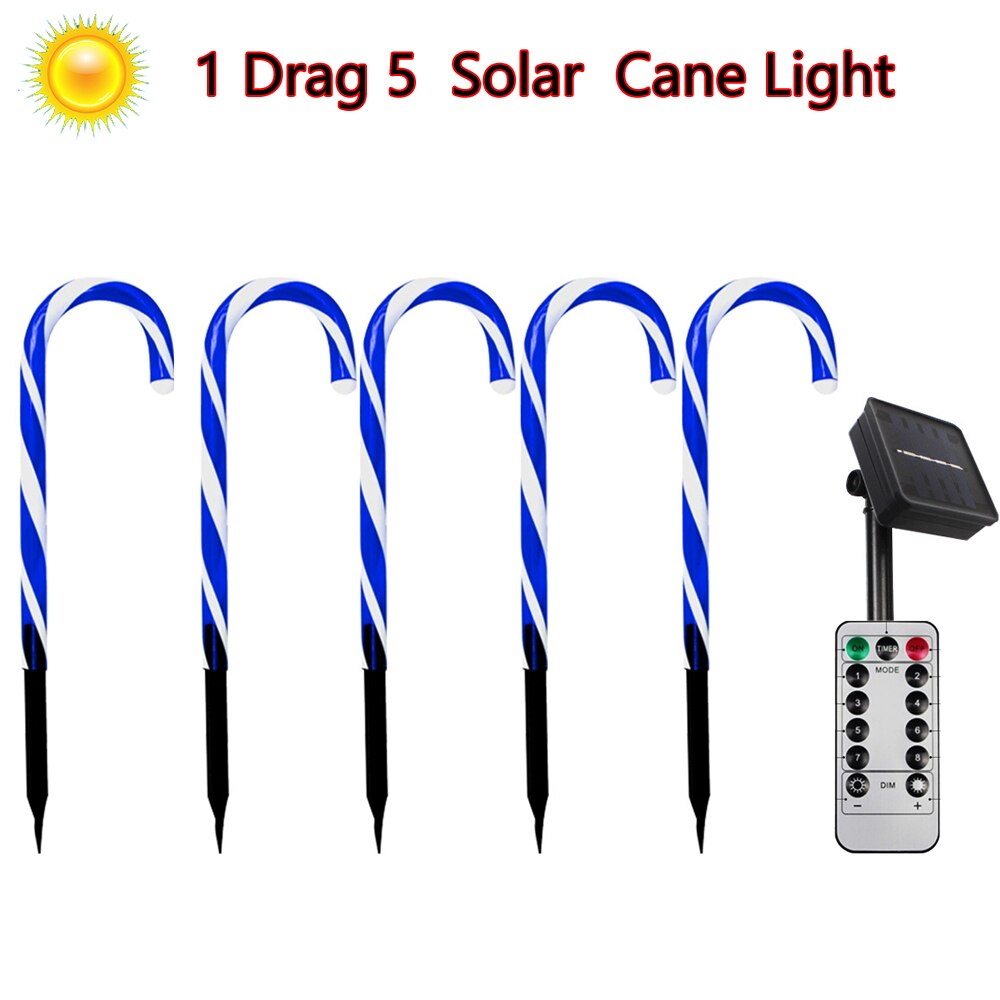 Bastones Solares Navideños