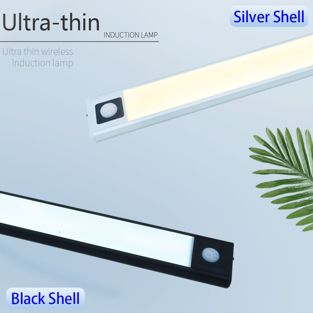 Luz led ultra delgada y sensor de movimiento