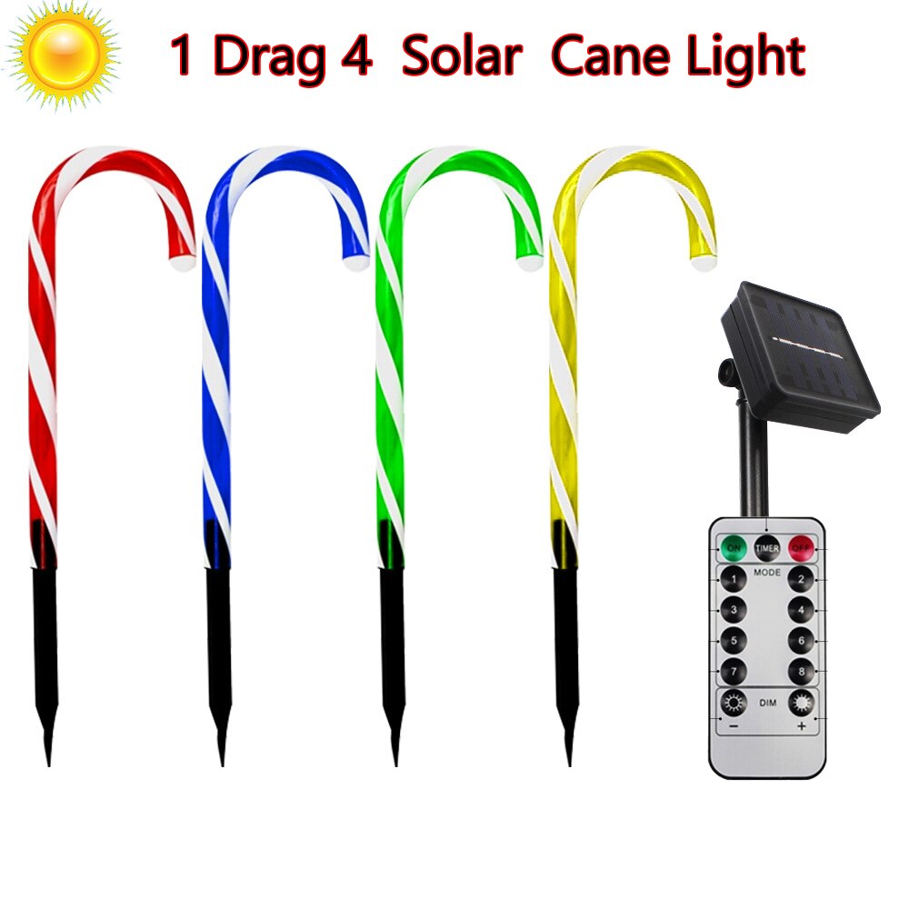 Bastones Solares Navideños