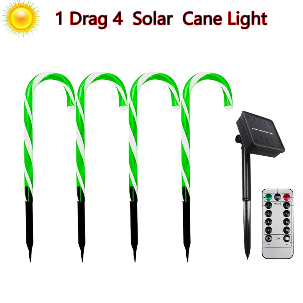 Bastones Solares Navideños