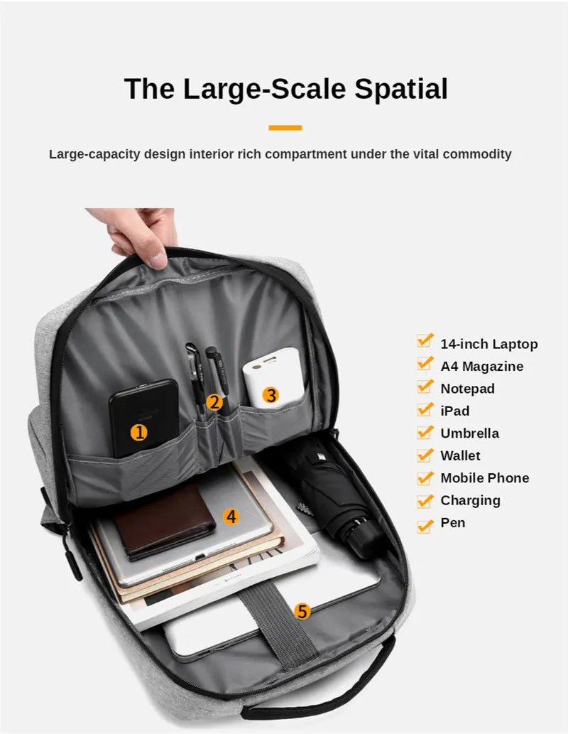 Power Pack Pro ™ - Mochila con carga USB