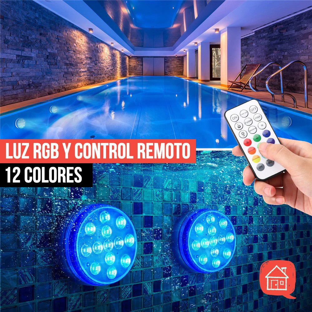 Luz LED RGB para piscina