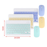 Teclado inalámbrico Minimalista + Mouse (PC, TABLETS, CELULARES)