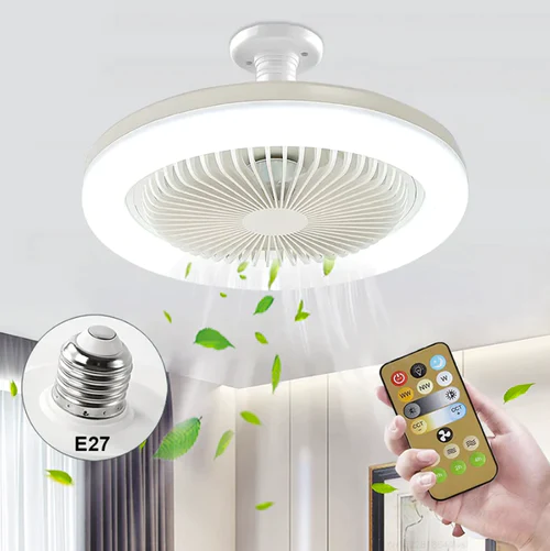 Ventilador de techo con luz led + control remoto