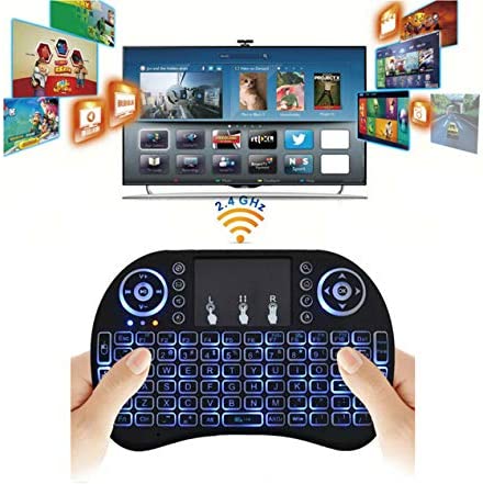 Mini teclado inalámbrico con control remoto Touchpad